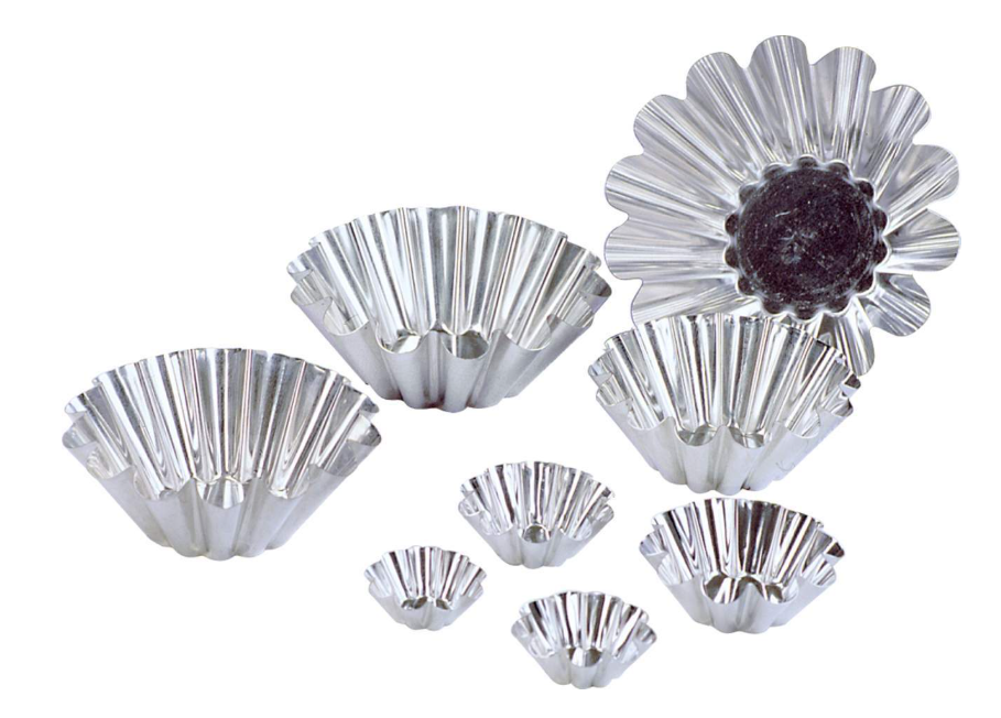 Gobel Small Fluted Brioche Mold with 10 Ribs – 4" x 1.5" / 10 x 3.8 cm