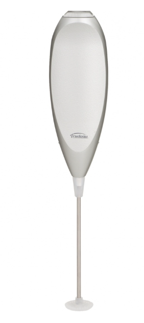 Trudeau Battery Milk Frother – Silver Trudeau by Kitchen Niche