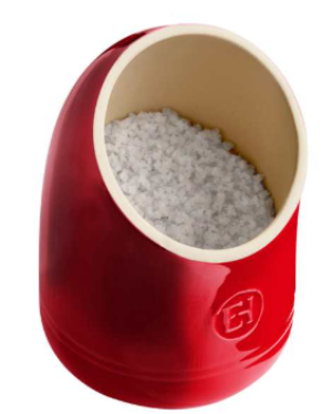 Emile Henry Salt Pig – Burgundy (Grand Cru) – Ø 11 cm – H 15.5 cm – 0.55 L Emile Henry by Kitchen Niche