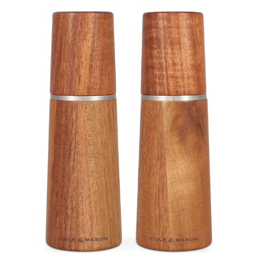 Cole & Mason Marlow Acacia Wood Mill Gift Set, 18 cm / 7" by Kitchen Niche