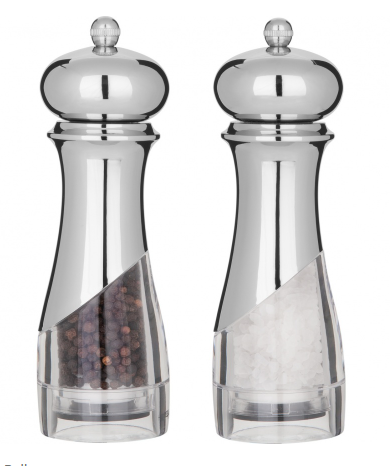 Trudeau Alexa Salt & Pepper Mill Set 7" Trudeau by Kitchen Niche