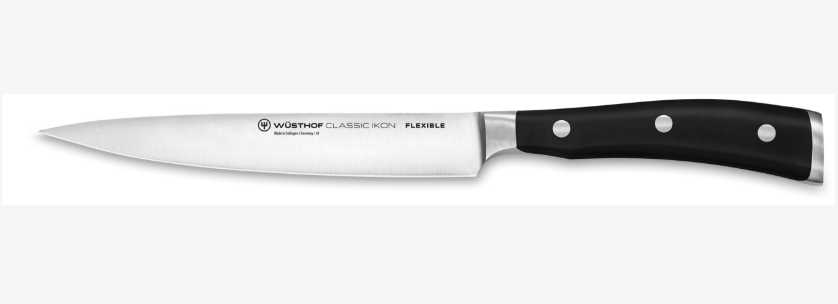 Wüsthof Classic Ikon Flexible Fillet Knife – 6" Wusthof by Kitchen Niche