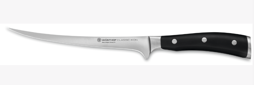 Wüsthof Classic Ikon Flexible Fillet Knife – 7" Wusthof by Kitchen Niche