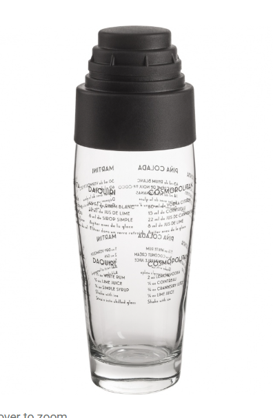 Trudeau Cocktail Shaker – Glass – 20 oz Trudeau by Kitchen Niche