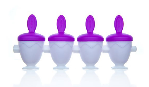 Cuisipro Mini Pop Molds – Farm Design, 4pc Set (2 oz / 60 ml) – Purple Cuisipro by Kitchen Niche