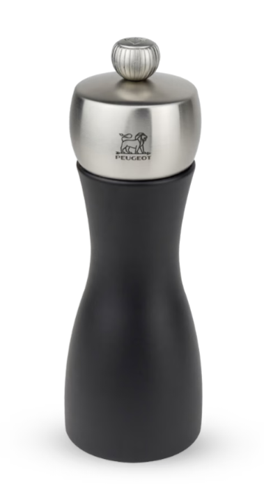 Peugeot Fidji Black Matte 15cm Pepper Mill by Kitchen Niche