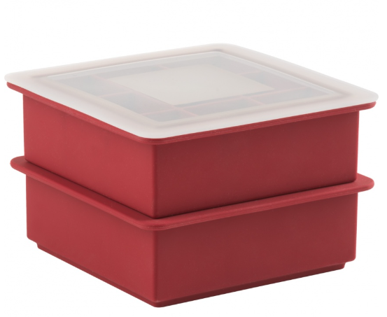 Trudeau Ice Cube Trays with Lid – Set of 2 Trudeau by Kitchen Niche