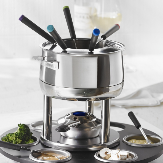 Trudeau Set of 6 Color Coded Fondue Forks Trudeau by Kitchen Niche