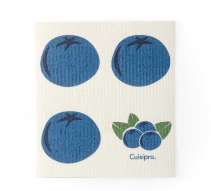 Cuisipro Reusable Eco Cleaning Cloth – Small 20 x 17 x 0.2 cm / 7.87 x 6.7" – Blueberry Cuisipro by Kitchen Niche