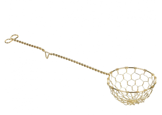 Trudeau Brass Fondue Strainer Trudeau by Kitchen Niche