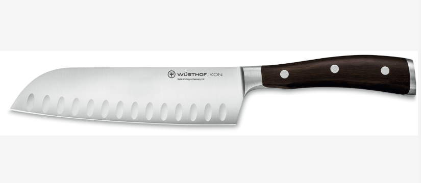 Wüsthof Ikon Hollow Ground Santoku Knife – 7" Wusthof by Kitchen Niche