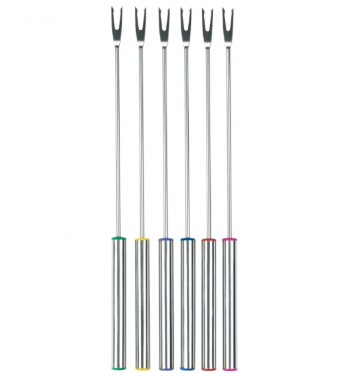 Trudeau Fondue Forks – Set of 6 – Stainless Steel Trudeau by Kitchen Niche