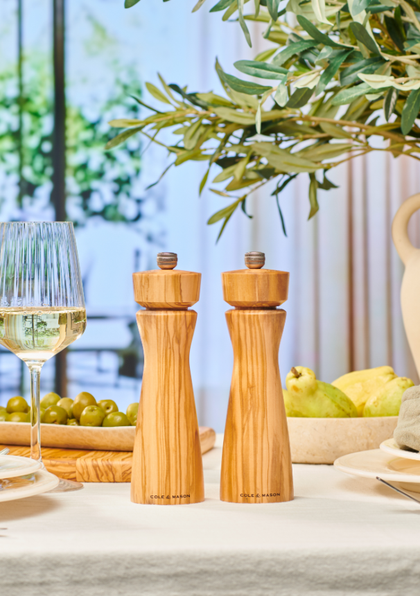Cole & Mason Portobello Olive Wood Pepper Mill