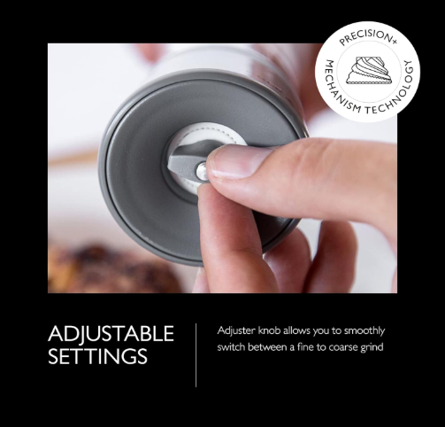 Cole & Mason Lincoln Duo Salt & Pepper Mill – White / Grey – 7.5" / 19 cm by Kitchen Niche