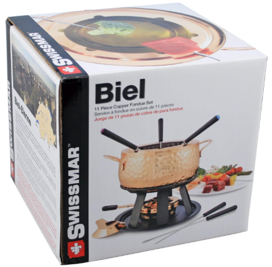 Swissmar Biel Cast Iron Meat Fondue Set – Copper by Kitchen Niche