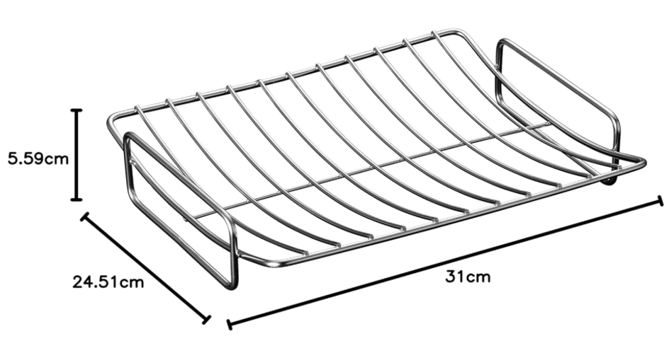 Scanpan Roasting Rack – 31 x 24.5 cm by Kitchen Niche