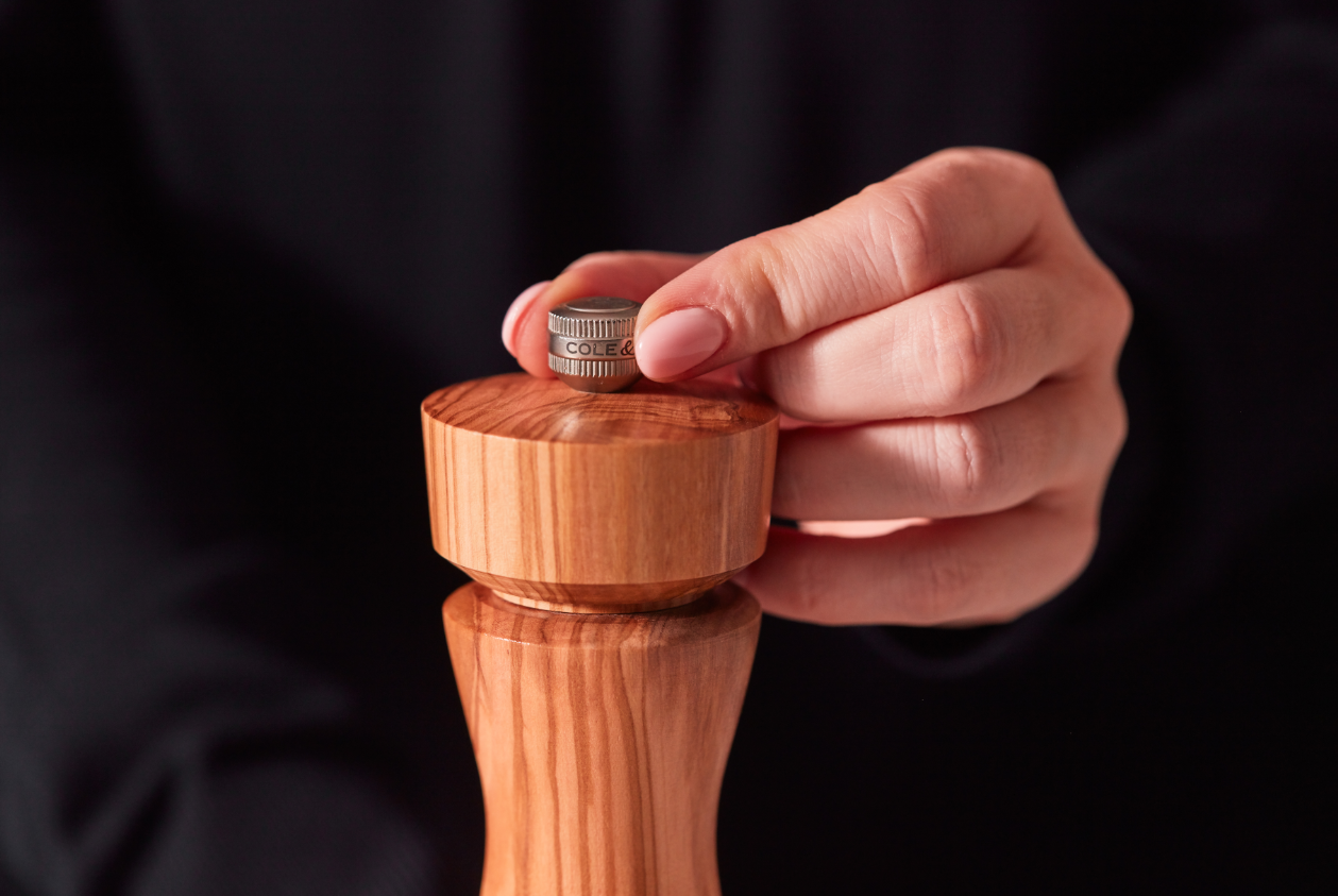 Cole & Mason Portobello Olive Wood Pepper Mill