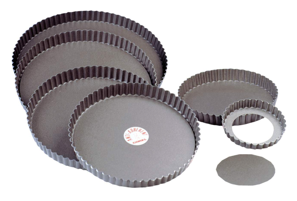 Gobel Fluted Round Quiche Mold – 10" x 1" / 26 x 2.5 cm