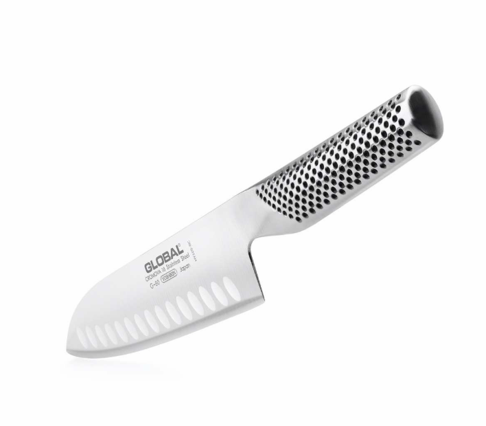 Global Santoku Knife Fluted 18cm / 7" Global by Kitchen Niche