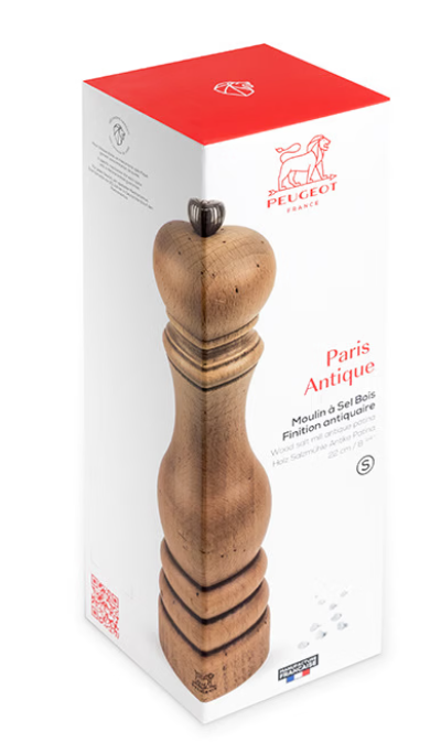 Peugeot Paris Antique 23cm Salt & Pepper Mill Set by Kitchen Niche