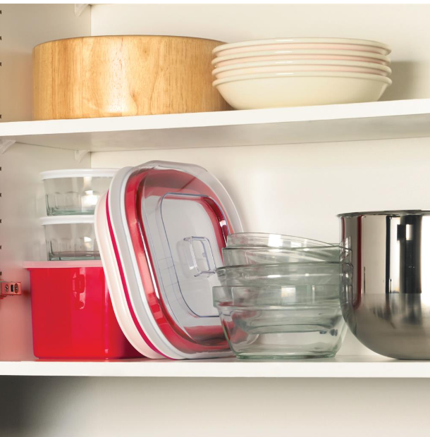 Cuisipro Collapsible Yogurt Maker – Red – ETL Certified Cuisipro by Kitchen Niche