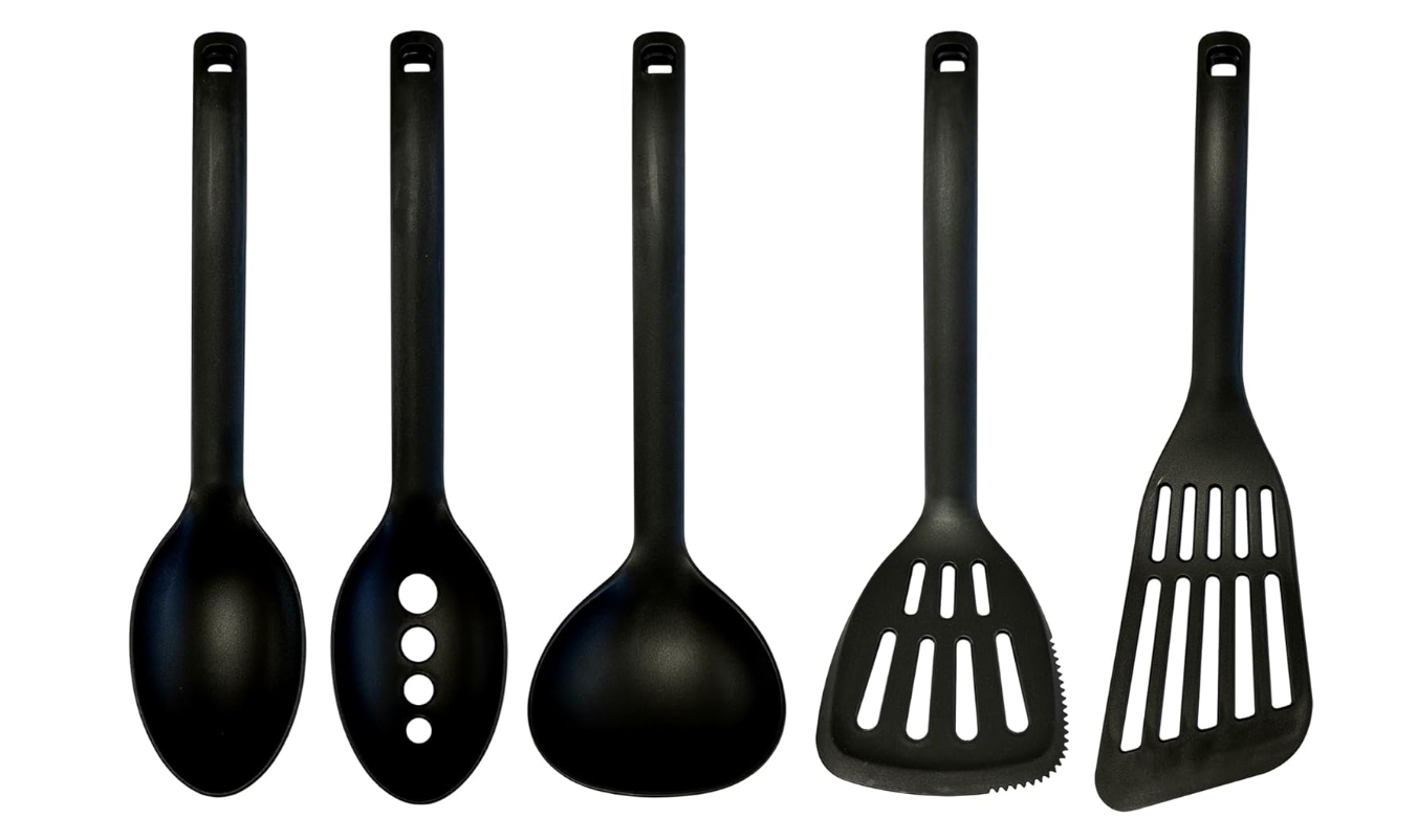 Fox Run 5-Piece Black Nylon Tool Set