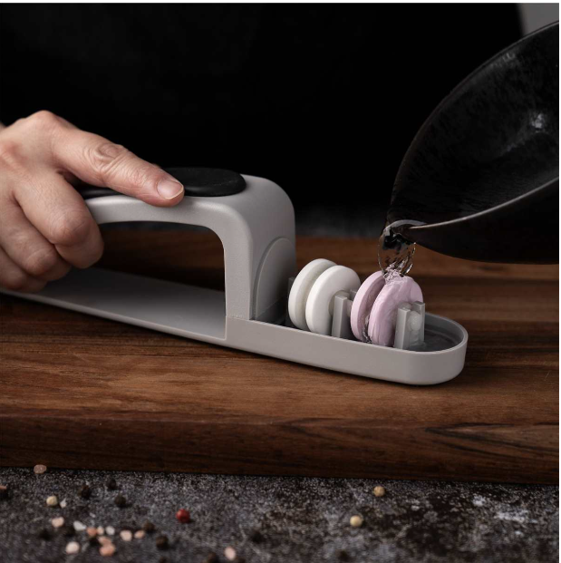 Global MinoSharp Ceramic Wheel Replacement (Pink=Medium) (for 71440) Global by Kitchen Niche