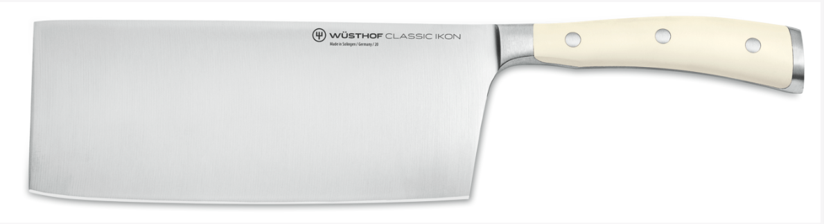 Wüsthof Classic Ikon Crème Chinese Chef's Knife – 7" Wusthof by Kitchen Niche