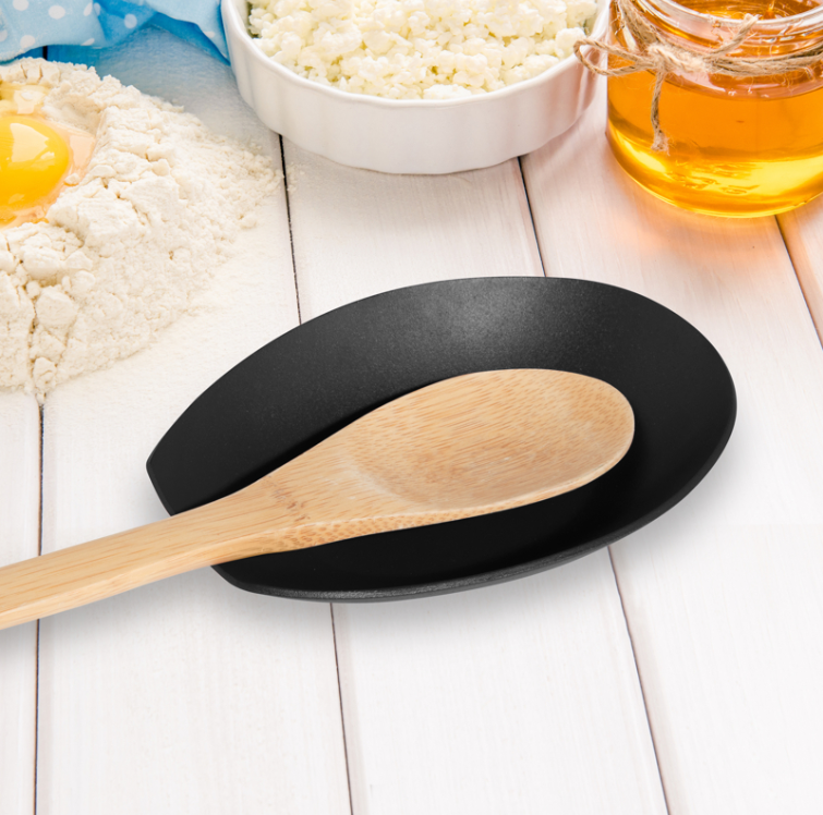Oggi Spooner Spoon Rest – Black