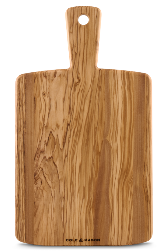 Cole & Mason Portobello Olive Wood Serving Board Medium – 46 x 27 cm