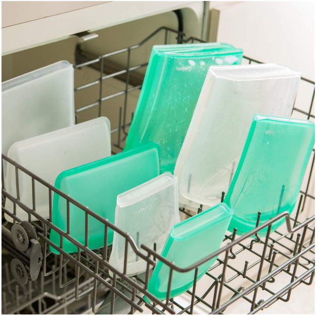 Cuisipro Reusable Bags – 7.25" x 5.25" / 18.5 x 13 cm – 400 ml – Green Cuisipro by Kitchen Niche