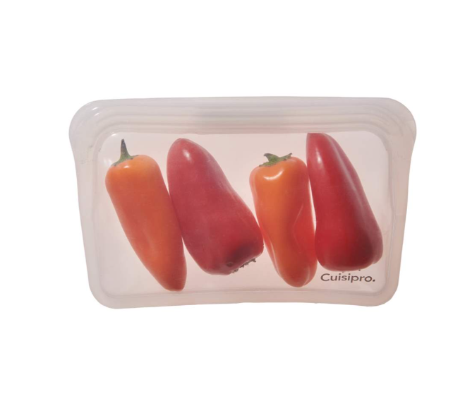 Cuisipro Reusable Bags – 7.25" x 5.25" / 18.5 x 13 cm – 400 ml – Clear Cuisipro by Kitchen Niche