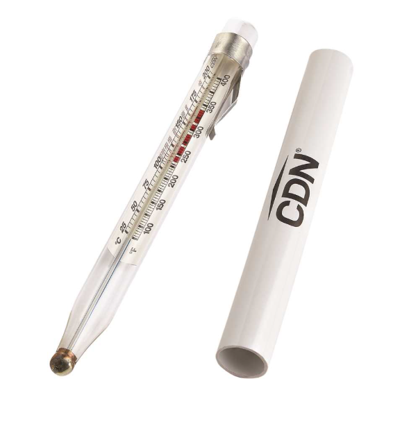 CDN Candy Deep Fry Thermometer White