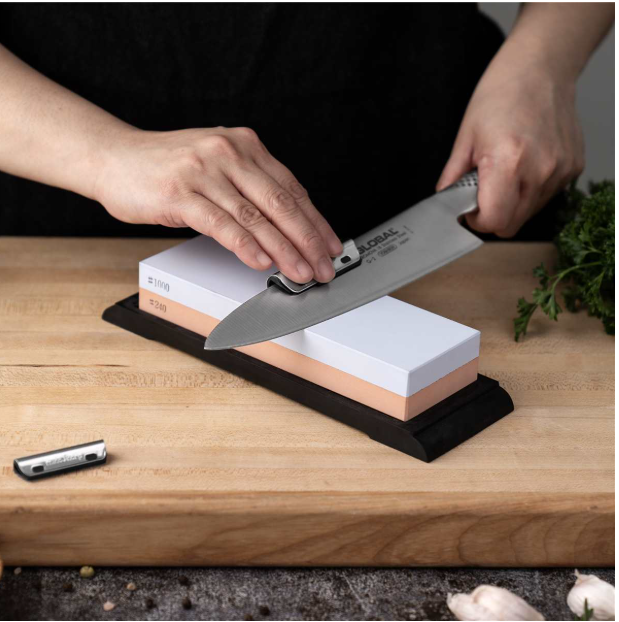 Global MinoSharp Sharpening Guide Rail 2pc (Large/Small) Global by Kitchen Niche