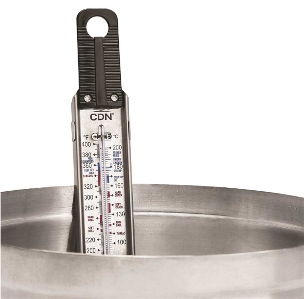 CDN Candy Deep Fry Thermometer - White