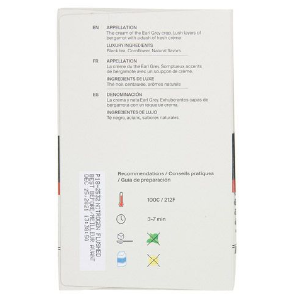 Metropolitan Tea Metz Cream Earl Grey Tea – Box of 25 Teabags