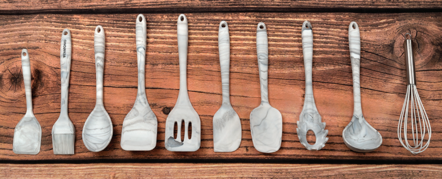 Vitantonio Marmo Silicone Whisk – 30cm