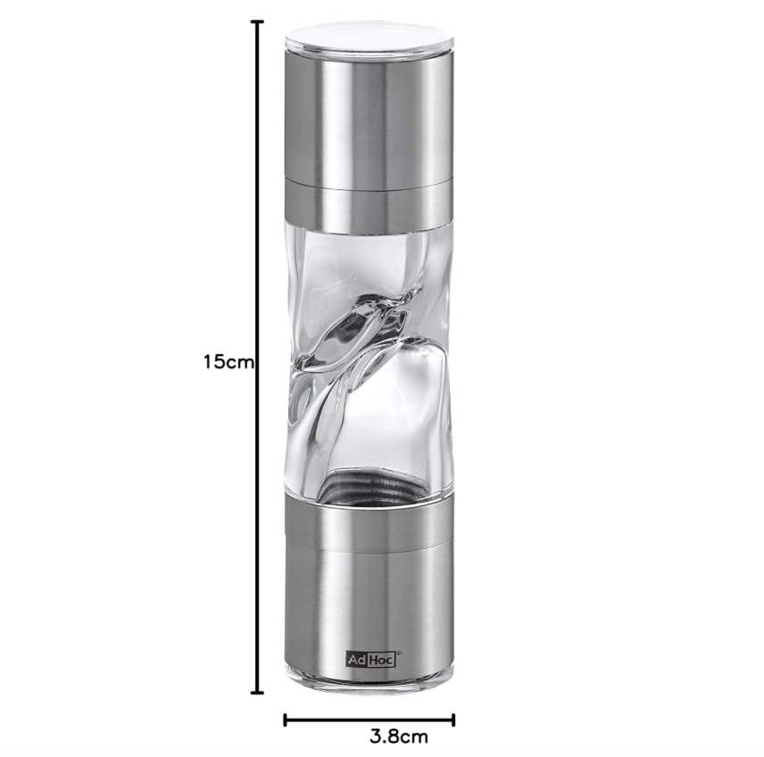 AdHoc DuoMill Pure Mini Salt & Pepper Mill – 5.9" / 15 cm