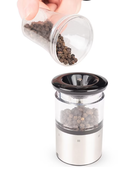 Peugeot ELiS Sense u'Select Electric Salt and Pepper Mill Set by Kitchen Niche