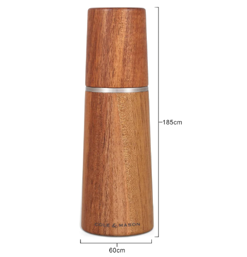 Cole & Mason Marlow Acacia Wood Mill Gift Set, 18 cm / 7" by Kitchen Niche