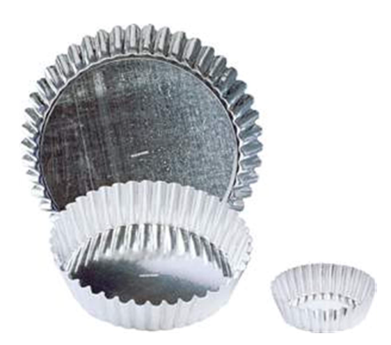 Gobel Quiche Mold with Narrow Ribs – 4" x 1.2" / 10 x 3 cm