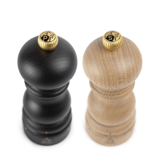 Peugeot Paris Chocolate & Natural Salt and Pepper Mill Set – 18 cm