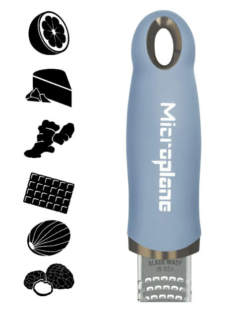 Microplane Premium Series Zester / Grater – Sky Blue by Kitchen Niche
