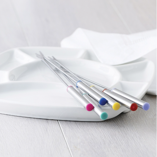 Trudeau Fondue Forks – Set of 6 – Stainless Steel Trudeau by Kitchen Niche