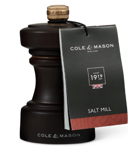 Cole & Mason The Hoxton Salt Mill – Chocolate Wood – 4.2" / 10.5 cm by Kitchen Niche