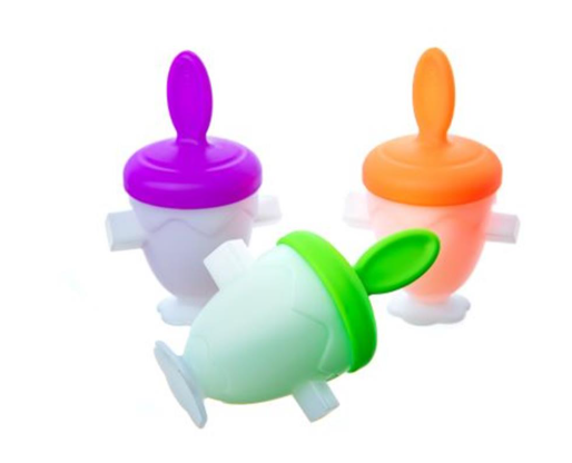 Cuisipro Mini Pop Molds – Farm Design, 4pc Set (2 oz / 60 ml) – Purple Cuisipro by Kitchen Niche