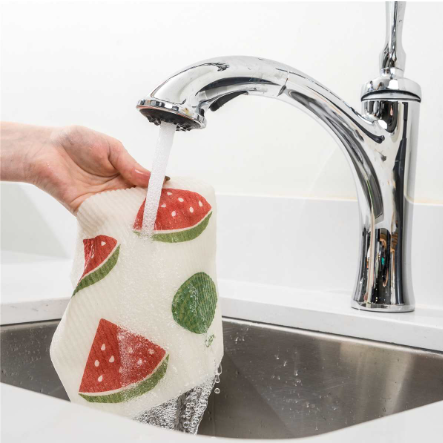 Cuisipro Reusable Eco Cleaning Cloth – Small 20 x 17 x 0.2 cm / 7.87 x 6.7" – Watermelon Cuisipro by Kitchen Niche