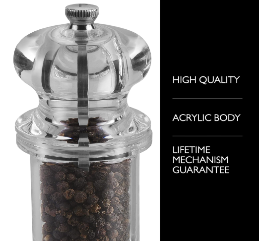 Cole & Mason 505 Classic Precision Salt & Pepper Mill Gift Set – 5.5" / 14 cm by Kitchen Niche