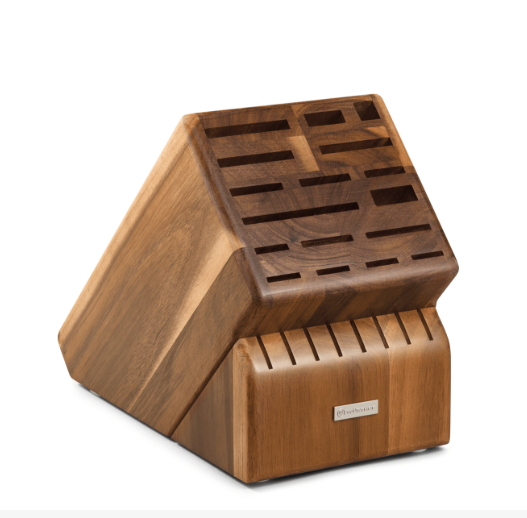 Wüsthof Knife Block – 25 Slot Acacia Wusthof by Kitchen Niche