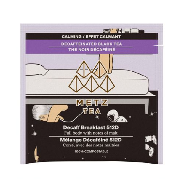 Metropolitan Tea Metz Decaff Breakfast Tea – Box of 25 Teabags